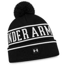 Under Armour Halftime Pom Pom Beanie - Black/White