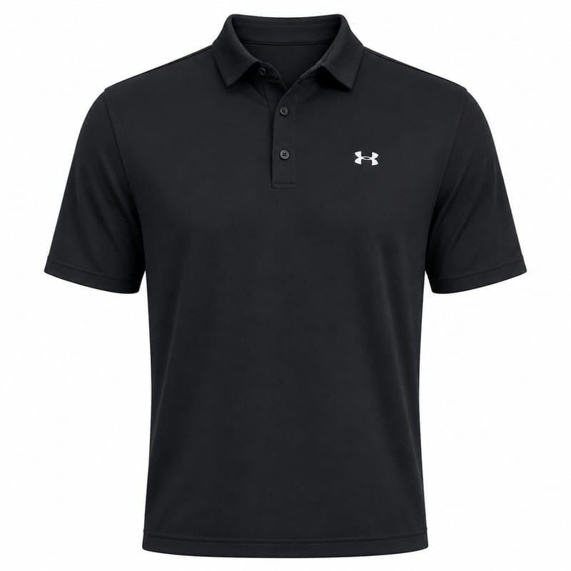 Under Armour T2G Pique Polo Shirt - Black/White