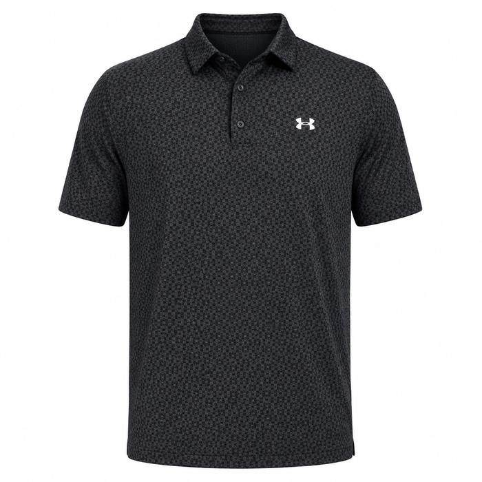 Under Armour T2G Printed Polo Shirt - Black/White