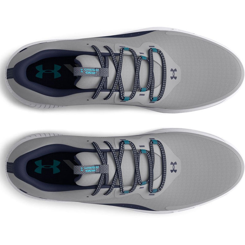 Under Armour Charged Draw 2 Waterproof Spikeless Shoes - Mod Grey/Midnight Navy