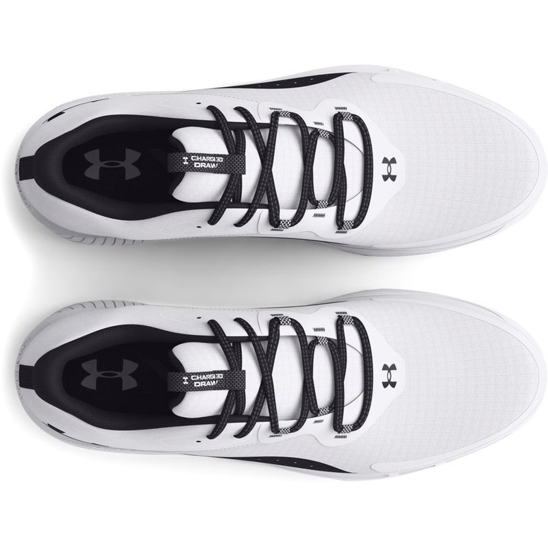 Under Armour Charged Draw 2 Spikeless Waterproof Shoes - White/Black/Black