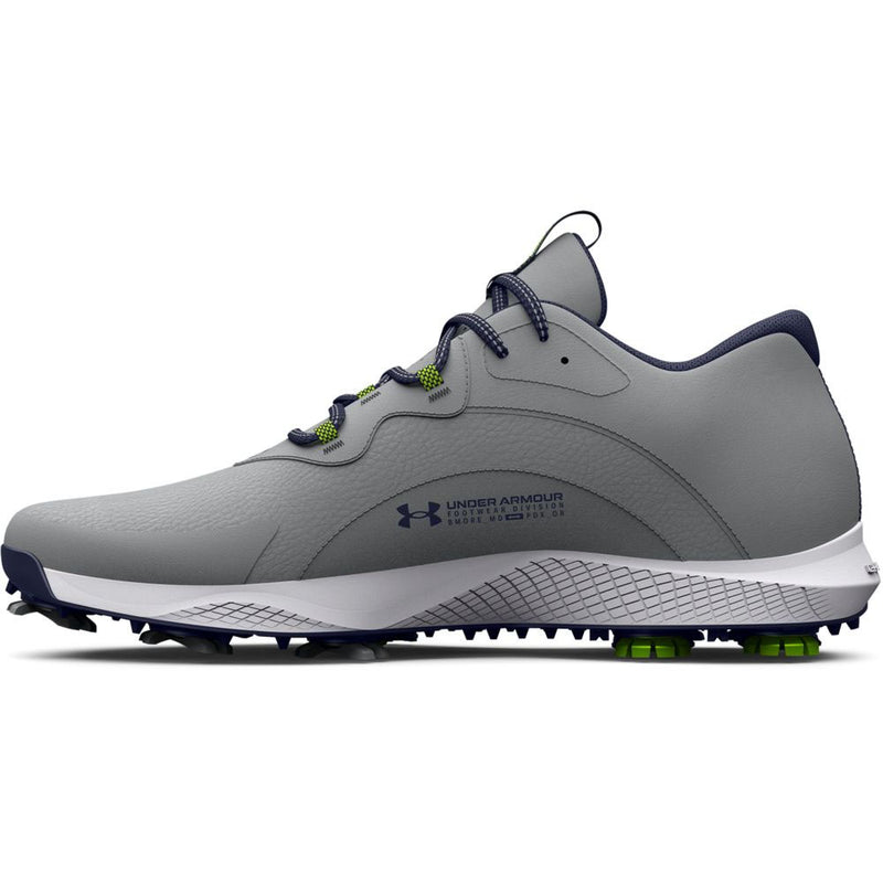 Under Armour Charged Draw 2 Wide Fit Waterproof Spiked Shoes - Mod Grey/Midnight Navy
