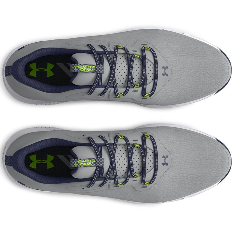 Under Armour Charged Draw 2 Wide Fit Waterproof Spiked Shoes - Mod Grey/Midnight Navy
