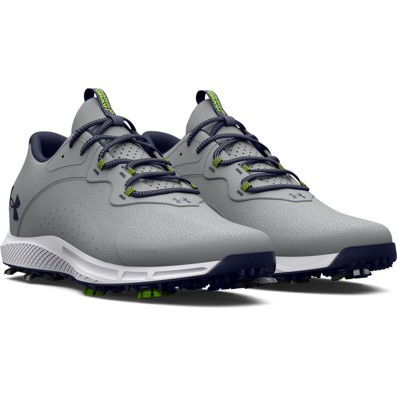 Under Armour Charged Draw 2 Wide Fit Waterproof Spiked Shoes - Mod Grey/Midnight Navy