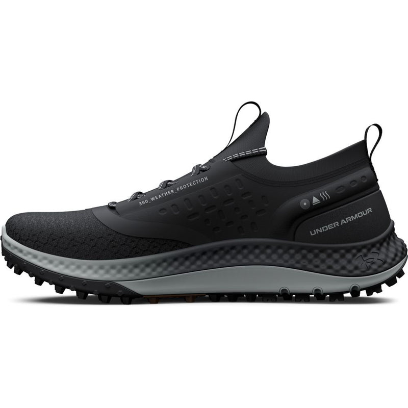 Under Armour Charged Phantom Spikeless Shoes - Black/Mod Grey