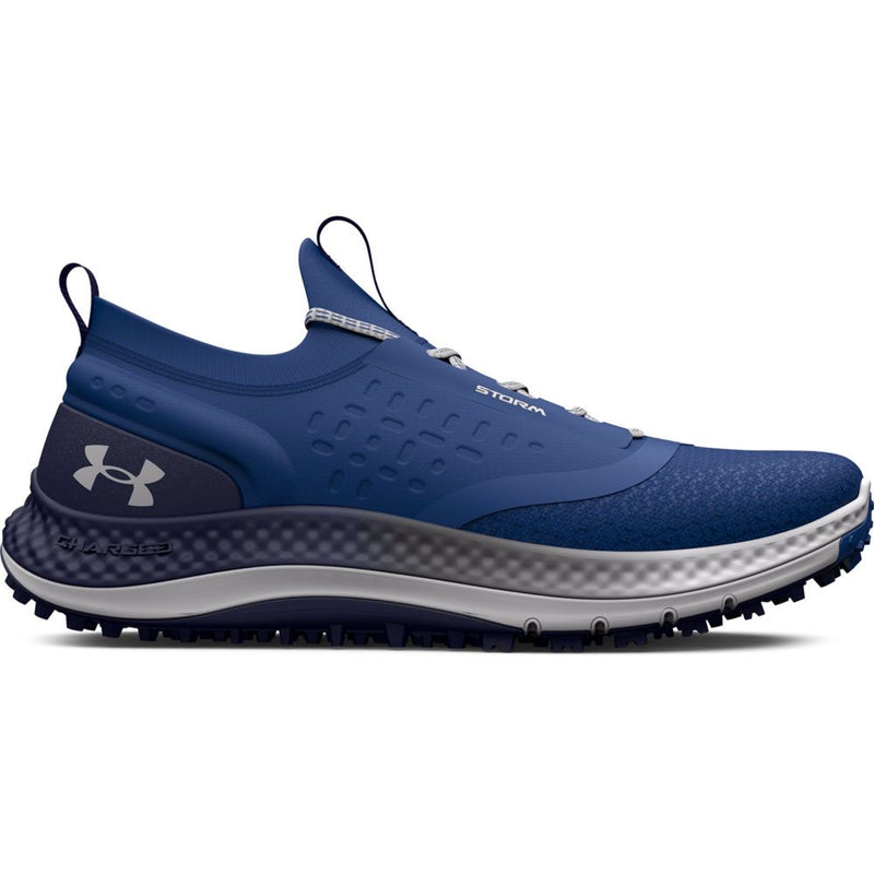 Under Armour Charged Phantom Spikeless Shoes Blue Mirage Midnight Navy Halo Grey
