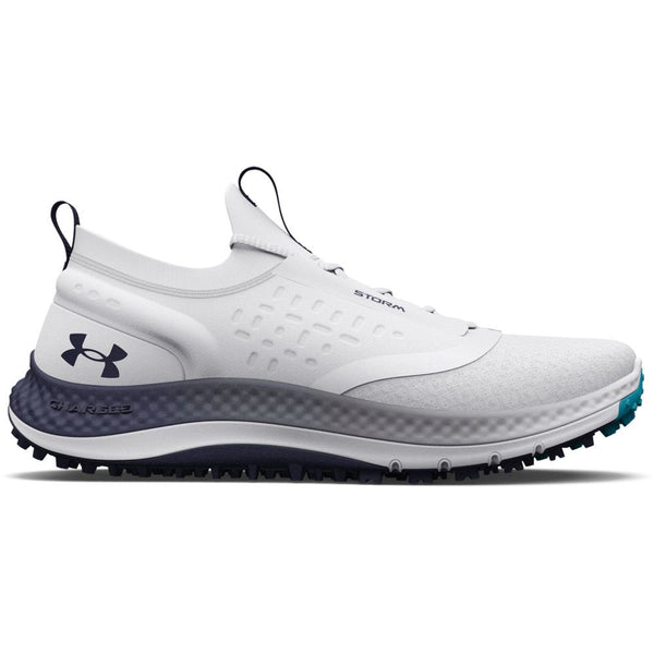 Under Armour Charged Phantom Spikeless Shoes - White/Midnight Navy