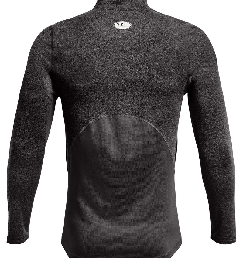 Under Armour ColdGear Armour Fitted Mock - Charcoal Light Heather/Black