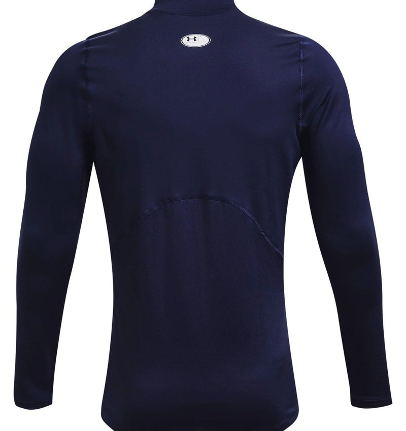 Under Armour ColdGear Armour Fitted Mock - Midnight Navy/White