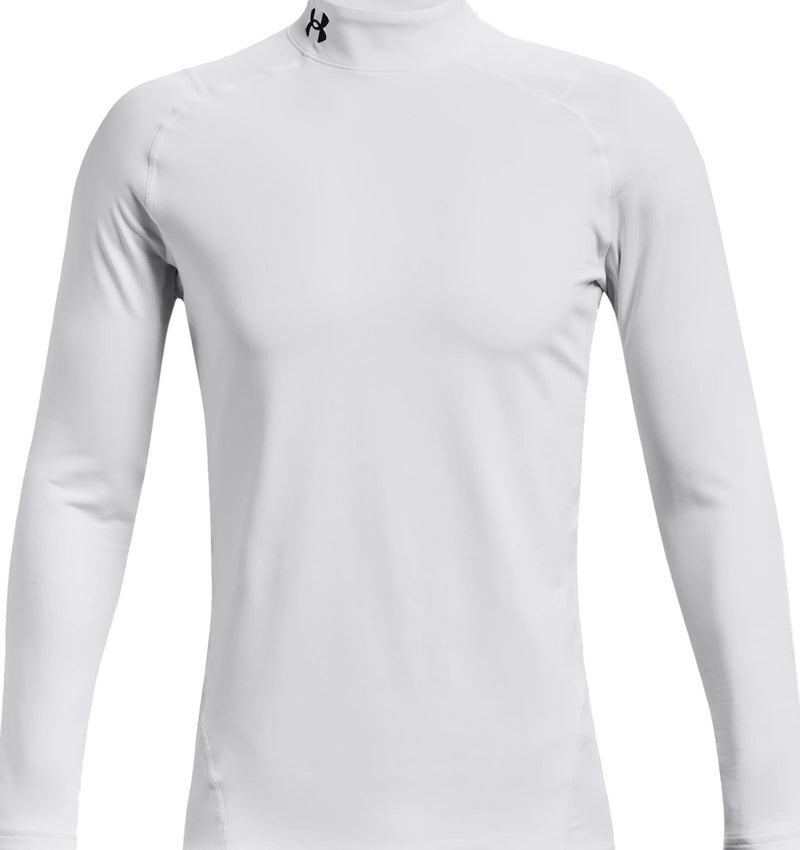 Under Armour ColdGear Armour Fitted Mock White Black