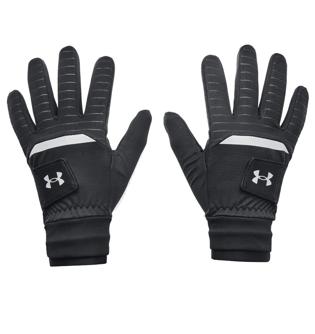 Under Armour ColdGear Infrared Golf Gloves Pair Black Pitch Grey