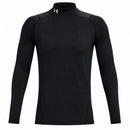 Under Armour ColdGear Armour Fitted Mock - Black/White