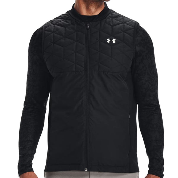 Under Armour ColdGear Reactor Golf Vest Black Reflective