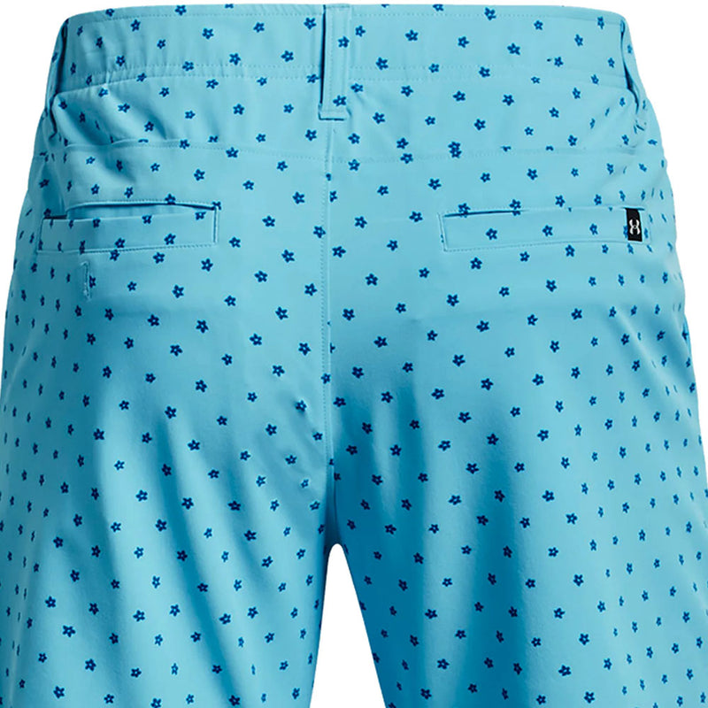 Under Armour Drive Printed Shorts Fresco Blue Cruise Blue