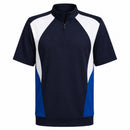 Under Armour Drive Wind Short Sleeve 1/2 Zip Top - Midnight Navy/Varsity Blue/White
