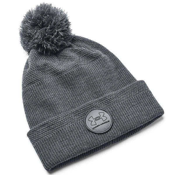 Under Armour Driver Pom Beanie - Pitch Grey