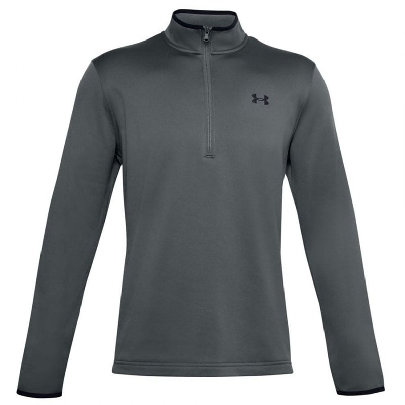 Under Armour Mens Armour Fleece 1/2 Zip - Pitch Grey/Black