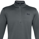 Under Armour Mens Armour Fleece 1/2 Zip - Pitch Grey/Black