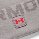 Under Armour Halftime Fleece Pom Beanie Hat - Ghost Gray