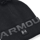 Under Armour Halftime Fleece Pom Beanie Hat - Black