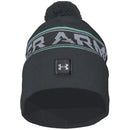 Under Armour Halftime Pom Beanie - Pitch Grey/Halo Grey
