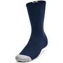 Under Armour HeatGear Crew Socks (3 Pack) - Academy/Halo Grey