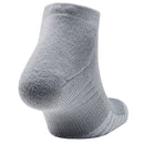 Under Armour Heatgear Low Cut Socks - Steel/White (3 Pack)