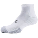 Under Armour Heatgear Low Cut Socks - White/Steel (3 Pack)
