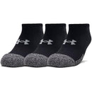 Under Armour HeatGear No Show Socks (3 Pack) - Black