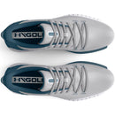 Under Armour HOVR Drive Spikeless Waterproof Shoes - Halo Grey/Static Blue/Metallic Silver