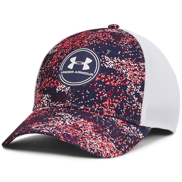 Under Armour Iso-Chill Driver Mesh Cap - Midnight Navy/Red