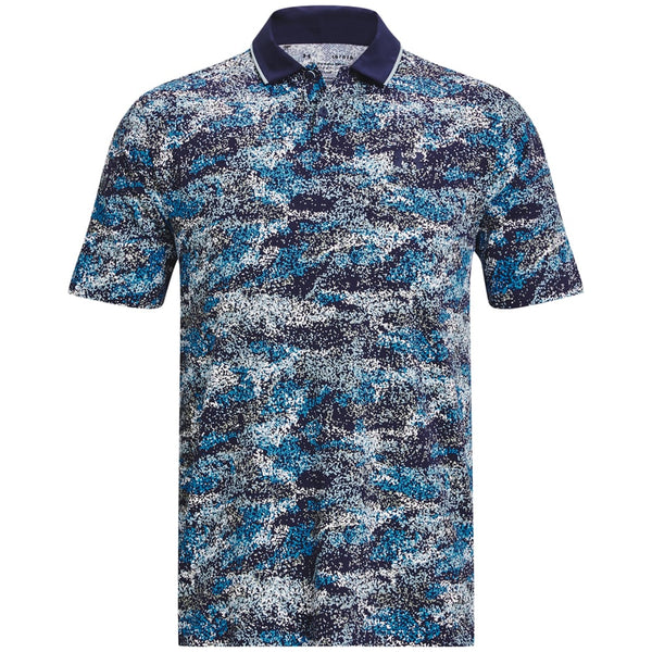Under Armour Iso-Chill Edge Polo Shirt - Midnight Navy/Blizzard