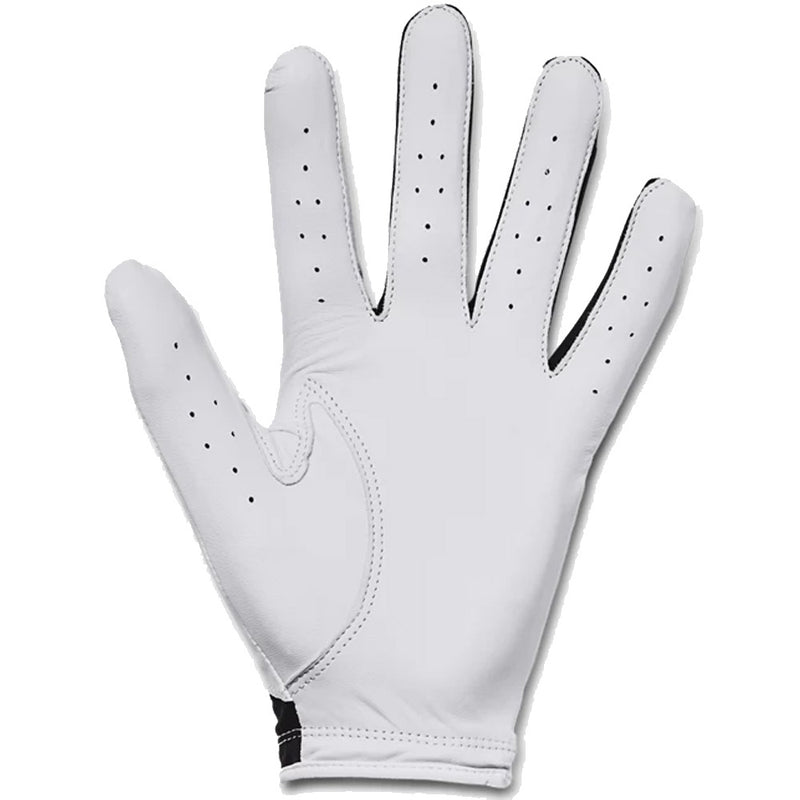 Under Armour Iso-Chill Cabretta Leather Golf Glove - Black/White