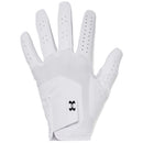 Under Armour Iso-Chill Leather Golf Glove - White/Black