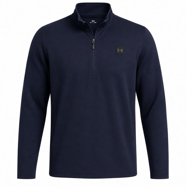 Under Armour Drive Pro Storm Hybrid 1/2 Zip Sweater - Midnight Navy