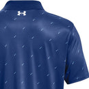 Under Armour Performance 3.0 Deuces Polo Shirt - Blue Mirage