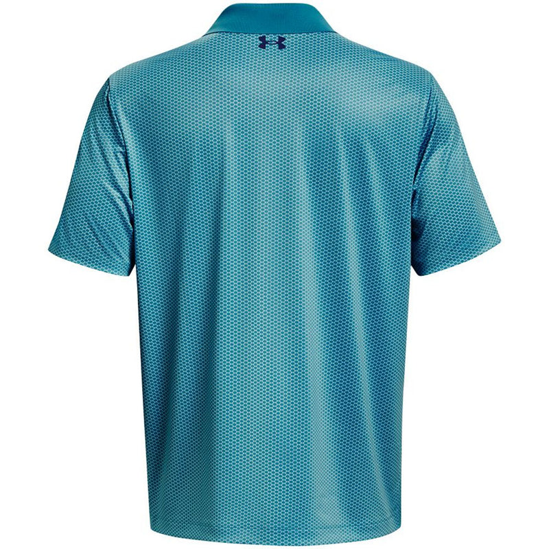 Under Armour Performance 3.0 Printed Polo Shirt - Glacier Blue