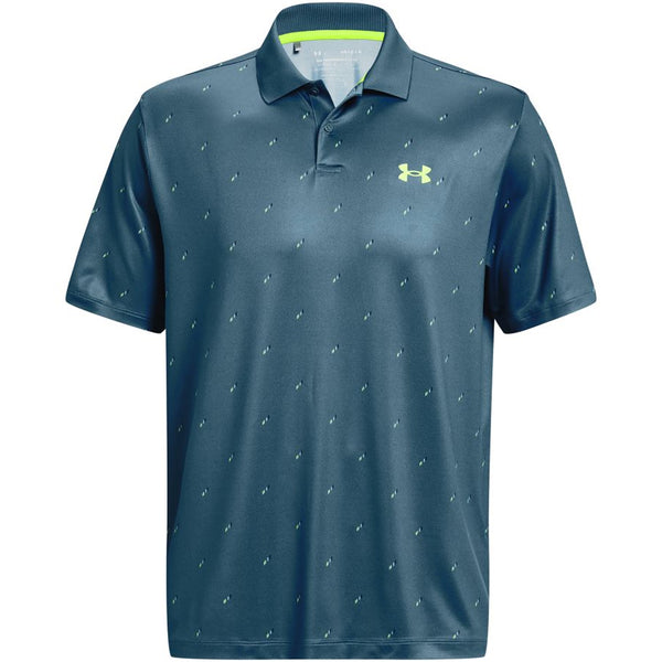 Under Armour Performance 3.0 Deuces Polo Shirt - Static Blue