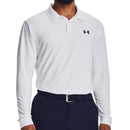 Under Armour Performance 3.0 Long Sleeve Polo Shirt - White