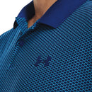 Under Armour Performance 3.0 Printed Polo Shirt - Blue Mirage