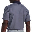 Under Armour Performance 3.0 Printed Polo Shirt - Midnight Navy/White