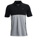 Under Armour Performance Blocked Polo Shirt - Black/Steel