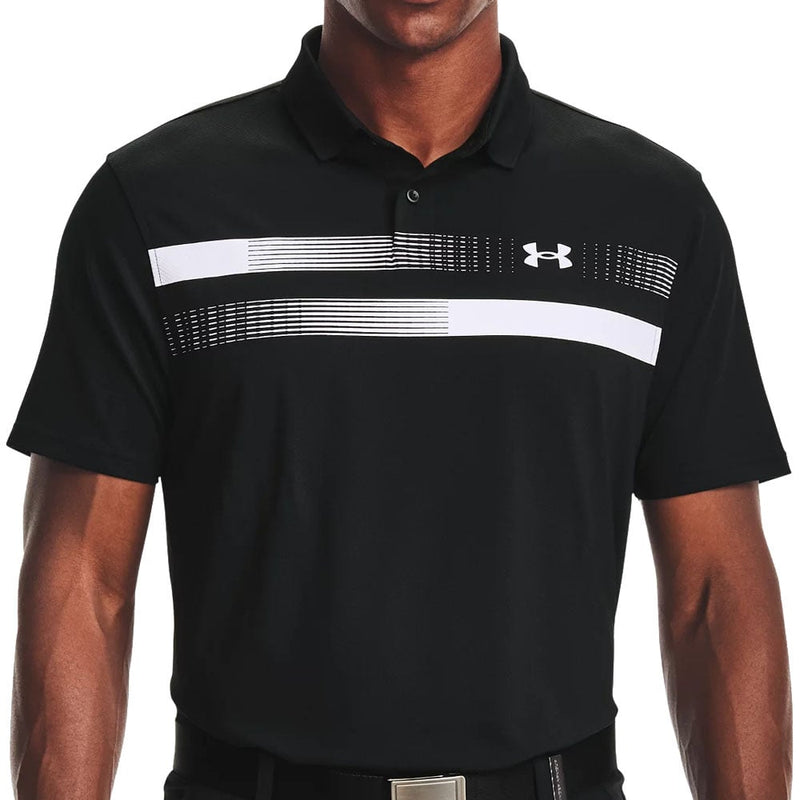 Under Armour Performance Graphic Polo Shirt - Black/White