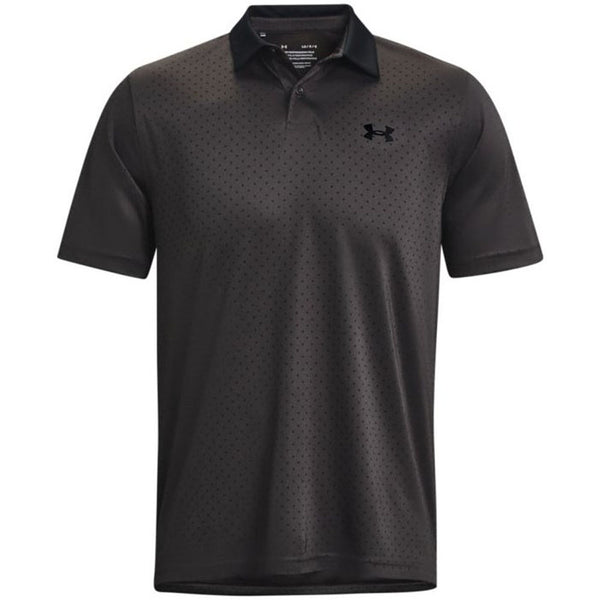 Under Armour Performance Printed Polo Shirt - Jet Grey/Black