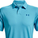 Under Armour Performance Printed Polo Shirt - Fresco Blue/Cruise Blue