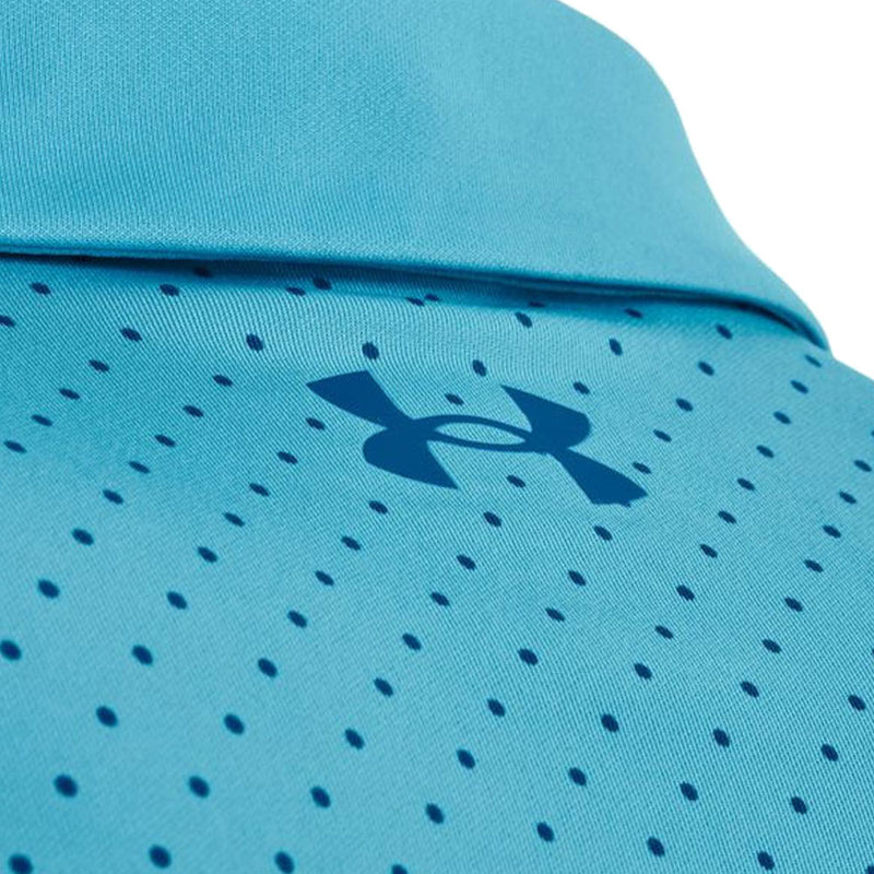 Under Armour Performance Printed Polo Shirt - Fresco Blue/Cruise Blue