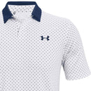 Under Armour Performance Printed Polo Shirt - White/Academy