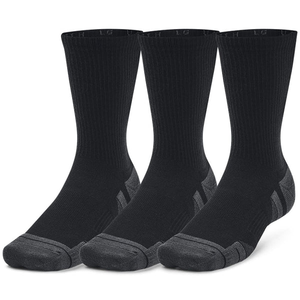Under Armour Performance Tech Crew Socks (3 Pairs) - Black