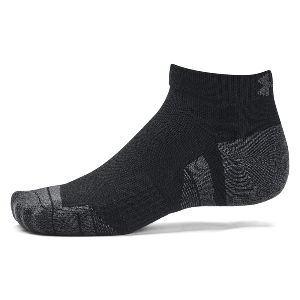 Under Armour Performance Tech Low Socks 3 Pairs Mod Grey White Bla