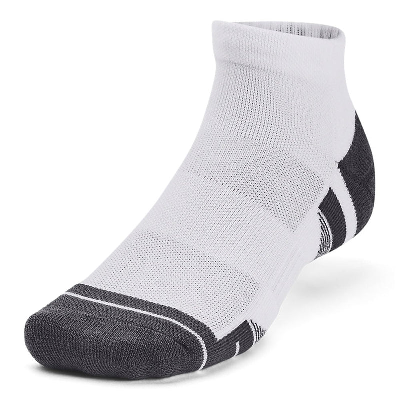 Under Armour Performance Tech Low Socks (3 Pairs) - Mod Grey/White/Black